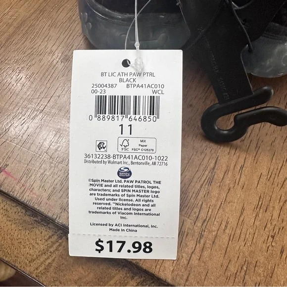 Paw Patrol Kids Sneakers - Black, Red, and Blue light up - Picture 6 of 11